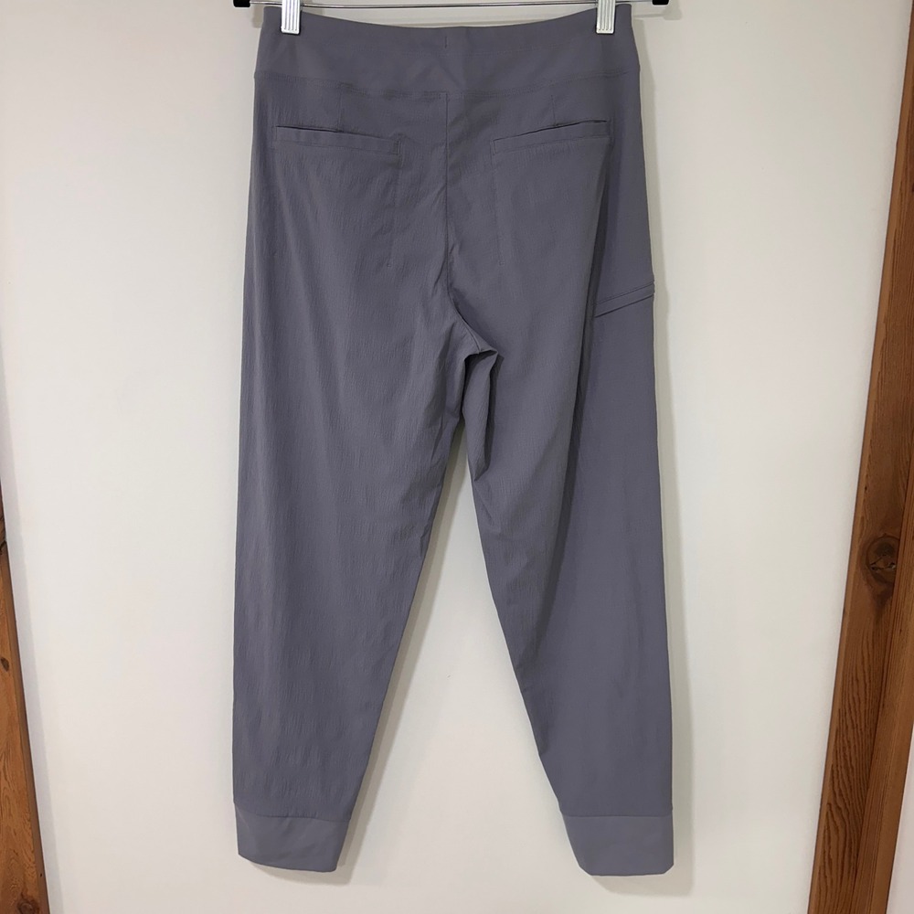 Athleta Brooklyn Ankle Pant Women 4 Blue Grey Zip Pockets | Gorpcore Athleisure - Picture 2 of 7